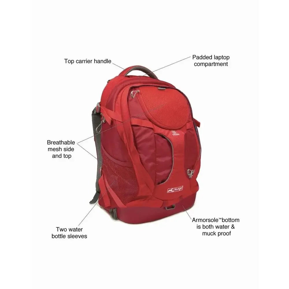 Kurgo Small G-Train Backpack Dog and Cat Carrier - Red